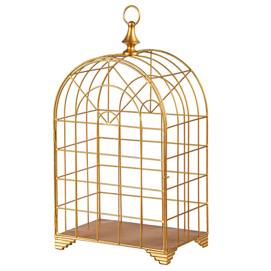 Gold Metal Bird Cage