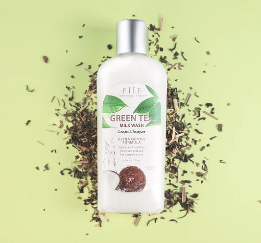 Green Tea Milk Wash Cream Cleanser