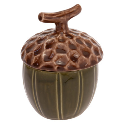 SPICED CHESTNUT Fall Olive Green Acorn Candle