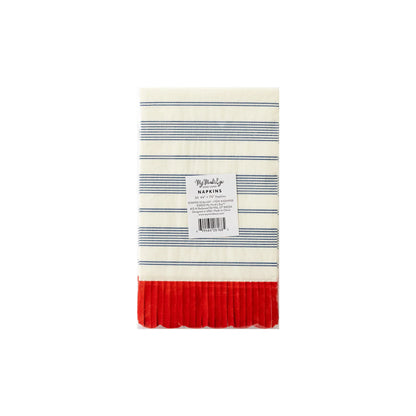 Striped Scallop Napkins