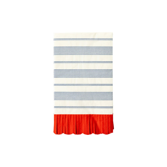 Striped Scallop Napkins
