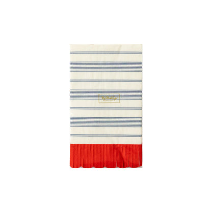 Striped Scallop Napkins