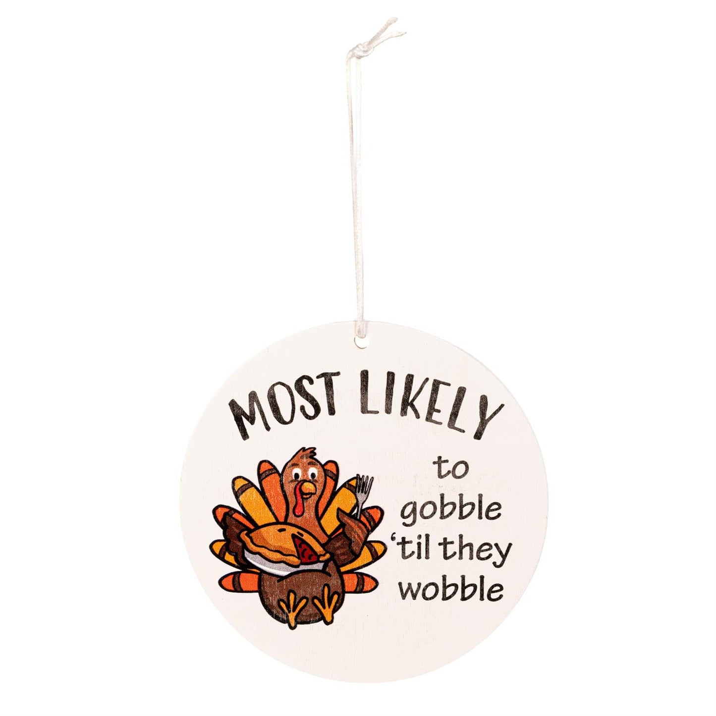 "Most Likely To" Wood Tag