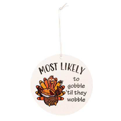 "Most Likely To" Wood Tag