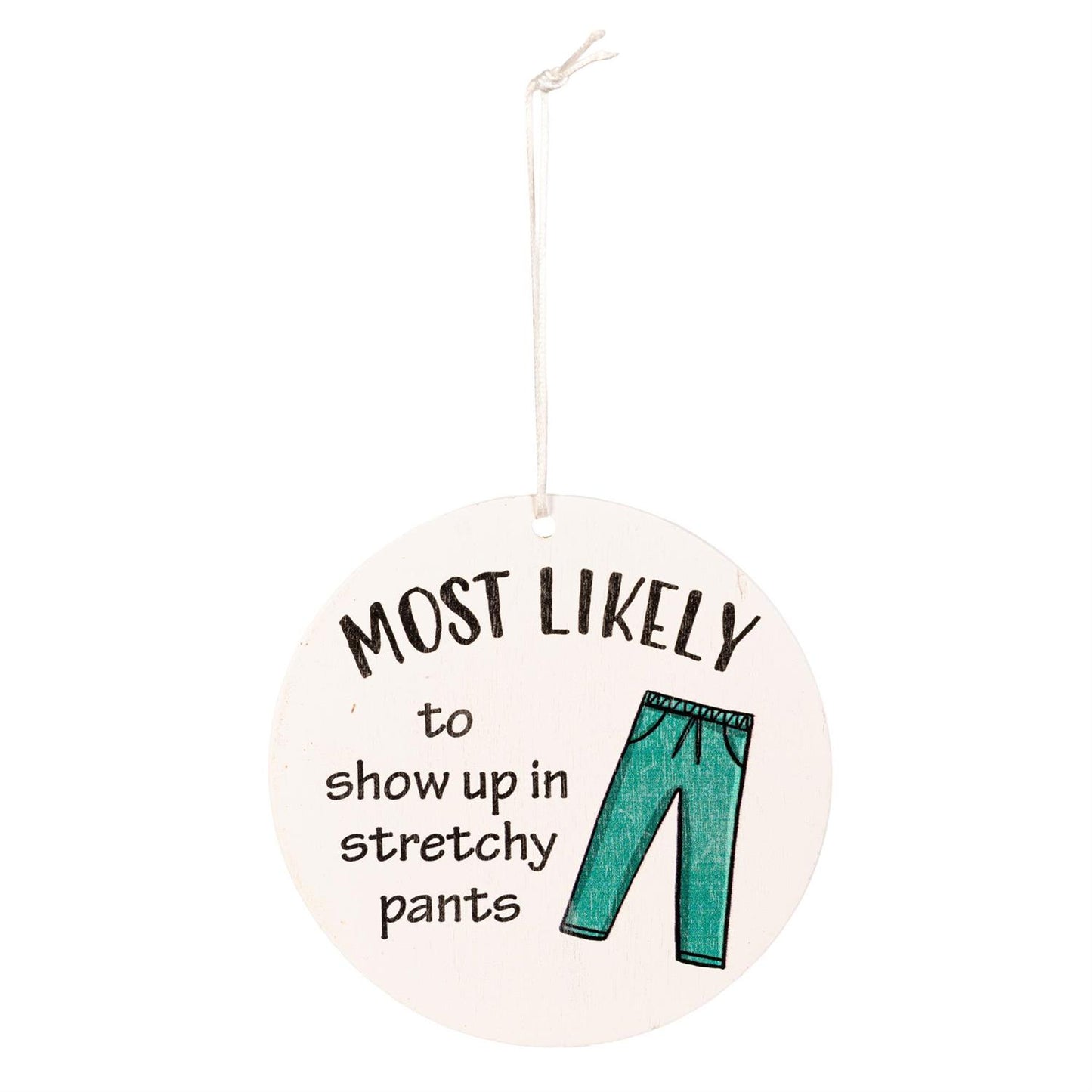 "Most Likely To" Wood Tag