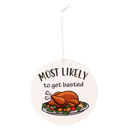 "Most Likely To" Wood Tag