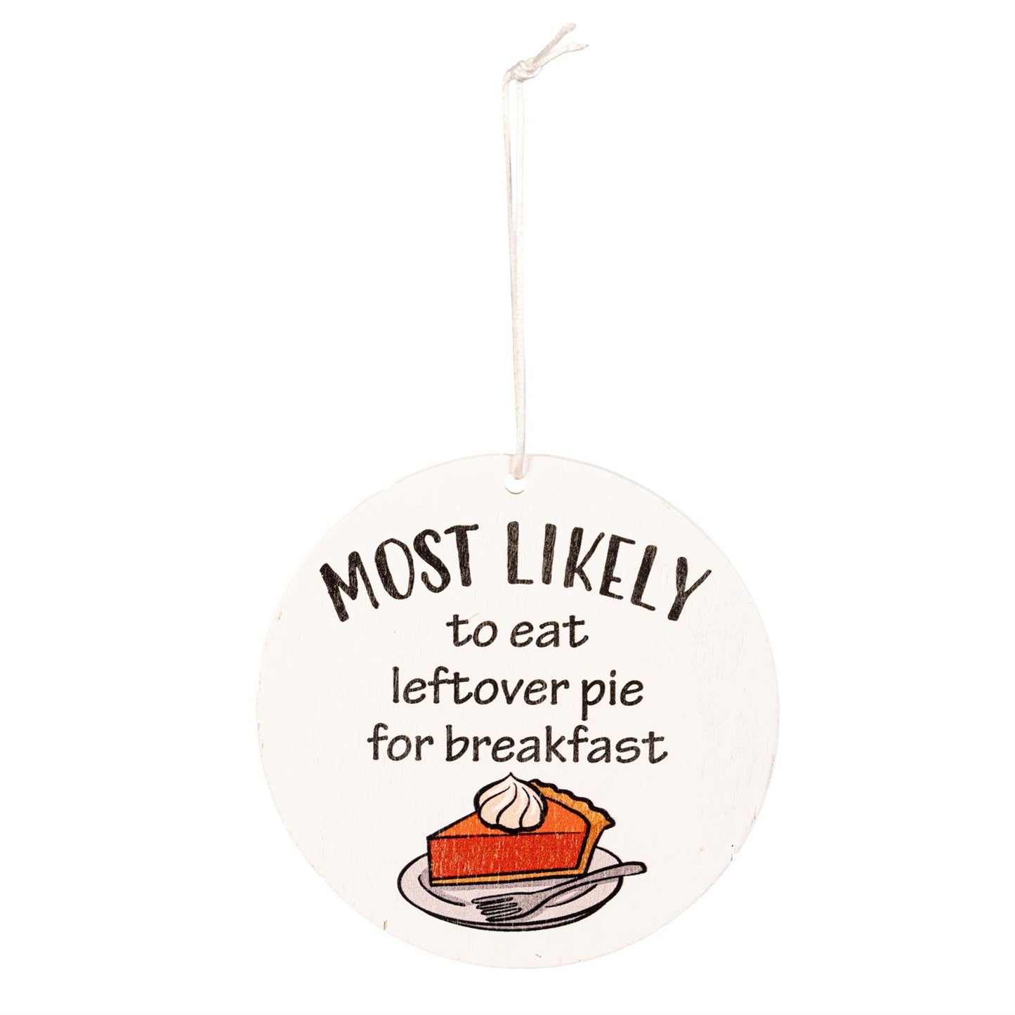 "Most Likely To" Wood Tag
