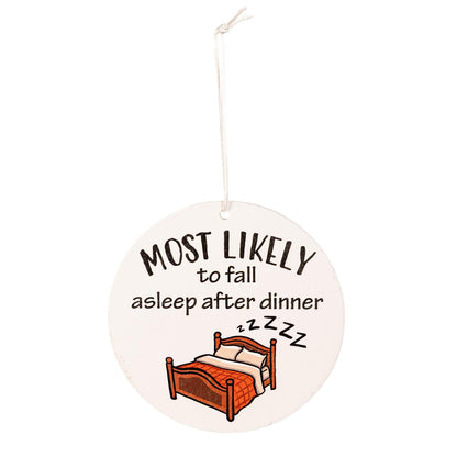 "Most Likely To" Wood Tag