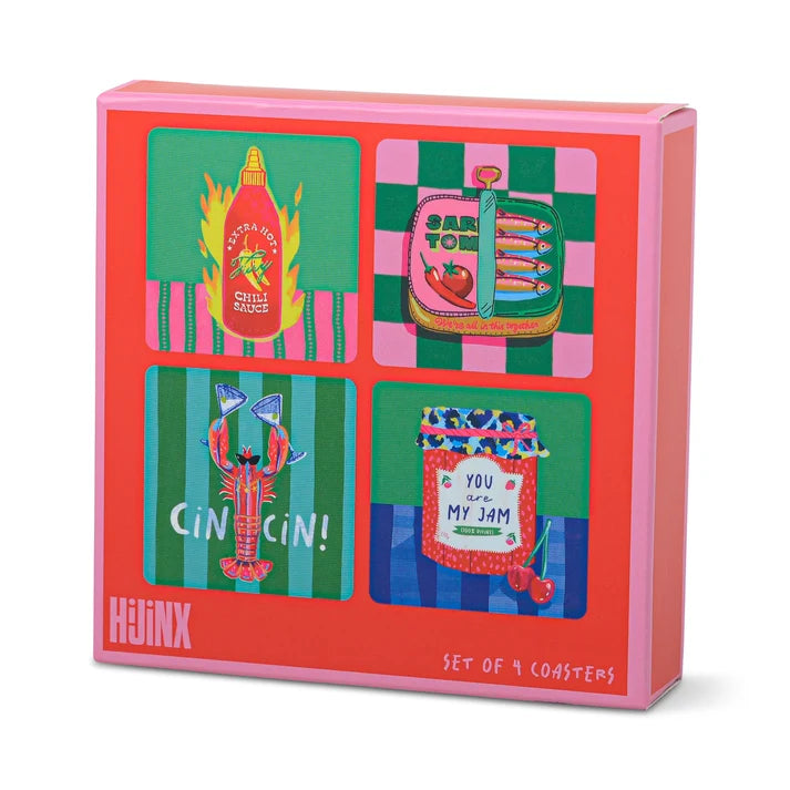 Hijinx The Foodie Coasters Set of 4