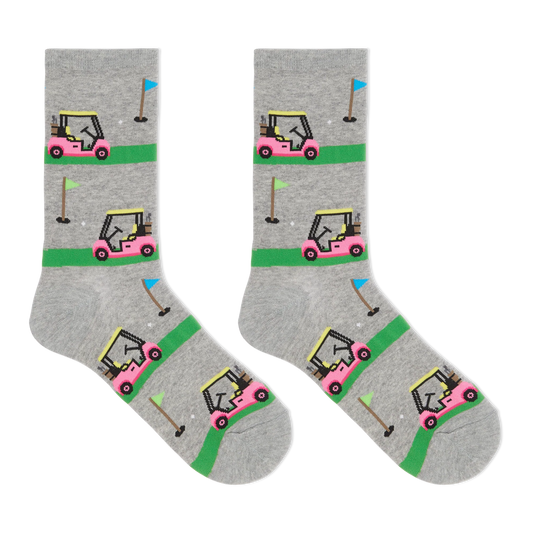 HOTSOX Women's Golf Cart Crew Socks