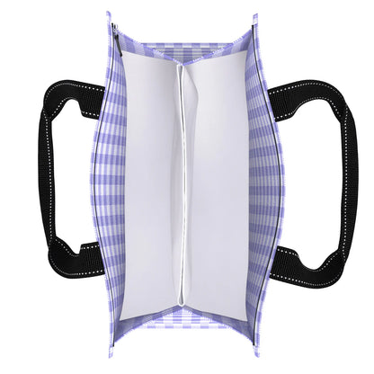 French Blue and Pool Woven Cooler - Large