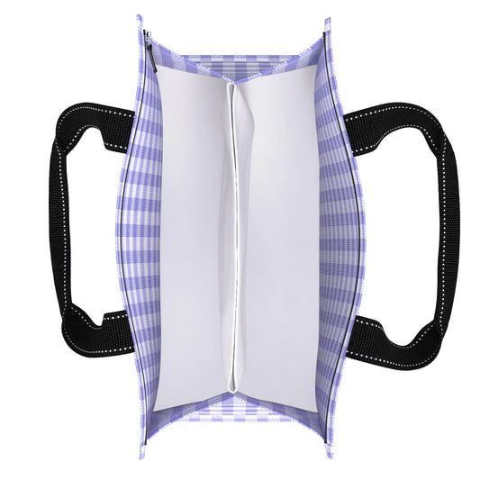 French Blue and Pool Woven Cooler - Large