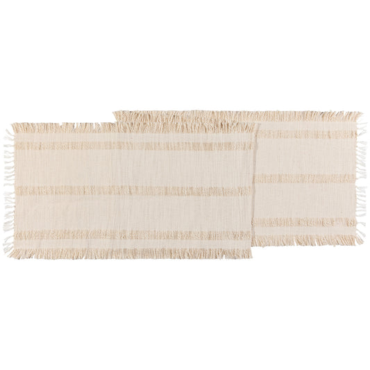 Ravel Table Runner - Ivory