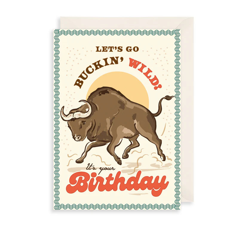 Let's Go Wild Greetings Card