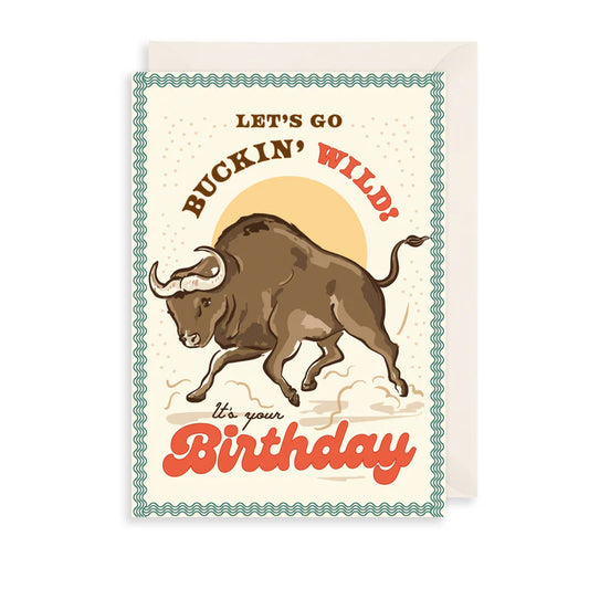 Let's Go Wild Greetings Card