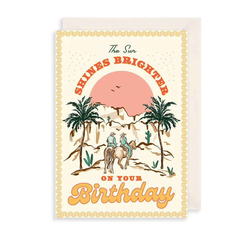 Sunshine Birthday Greetings Card