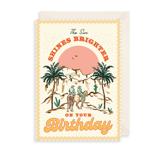Sunshine Birthday Greetings Card