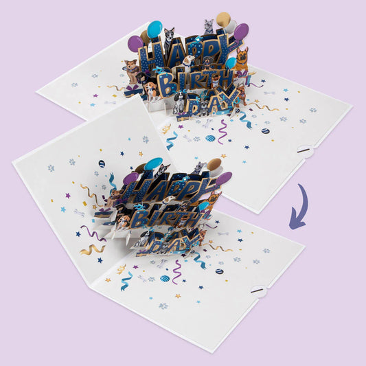 Dog Lovers Birthday Card