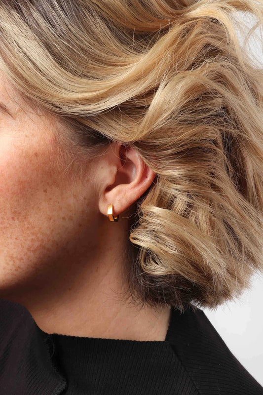 Marrin Costello Jewelry: Hex Huggies Earrings