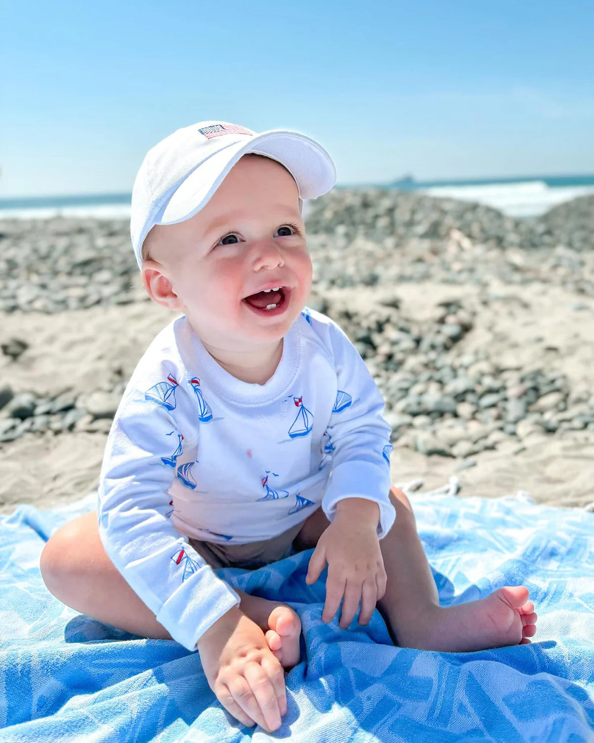 American Flag Baseball Hat - Baby