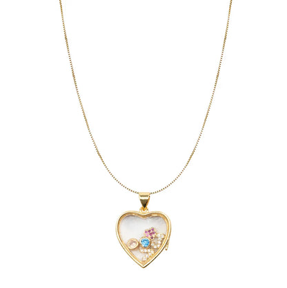 Build Your Own Locket, Floating Locket With Dainty Chain