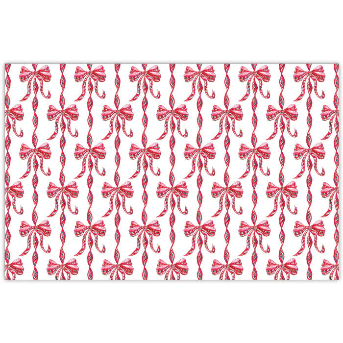 Red Plaid Bow Placemats