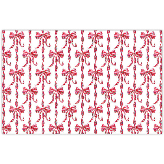 Red Plaid Bow Placemats