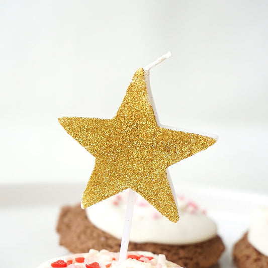 Glitter Star Candles