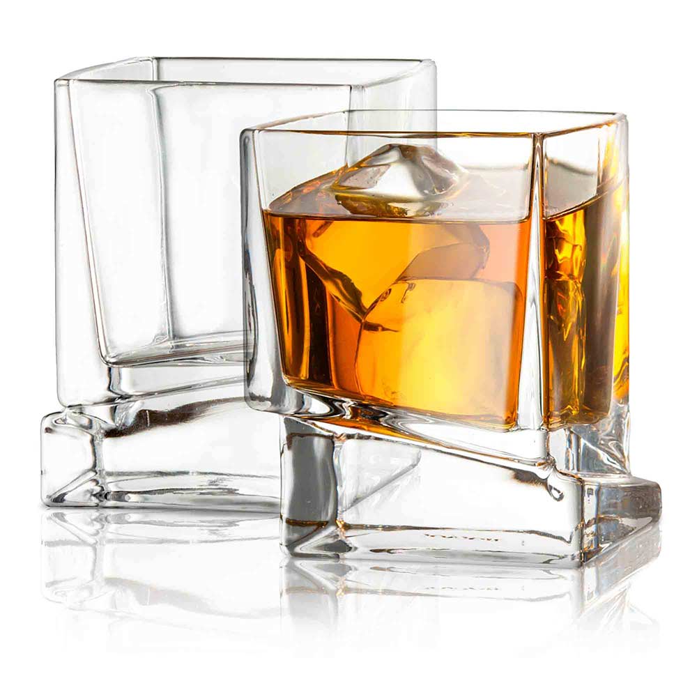 Carre Whiskey Glasses Set of 2
