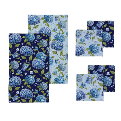 Viva Hydrangea Towel Set