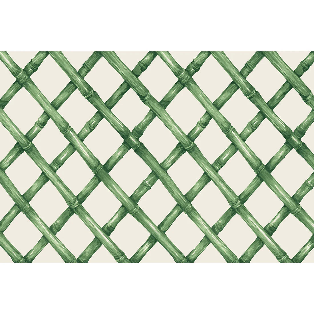 Green Lattice Placemats