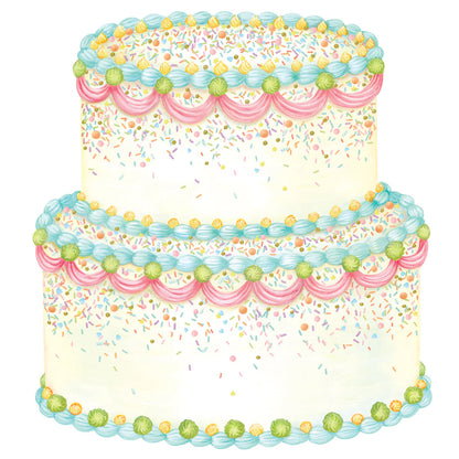 Hester and Cook Die Cut Birthday Cake Placemats