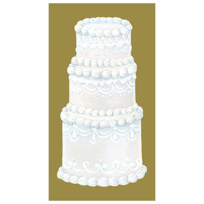 Tiered Wedding Cake Guest Napkins