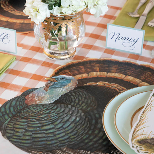 Hester and Cook Die Cut Heritage Turkey Placemat