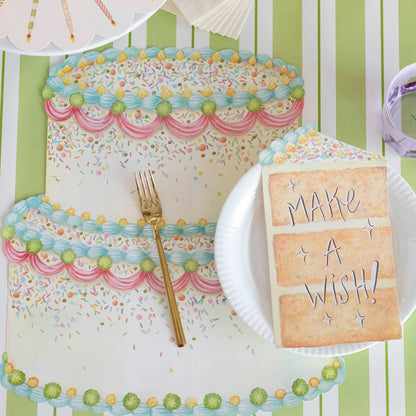 Hester and Cook Die Cut Birthday Cake Placemats