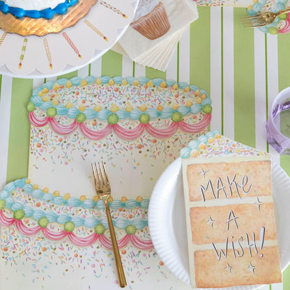 Hester and Cook Die Cut Birthday Cake Placemats