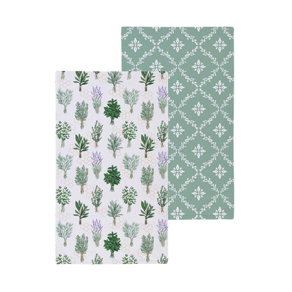 Pollinator Garden Kitchen Towel - Double-Sided