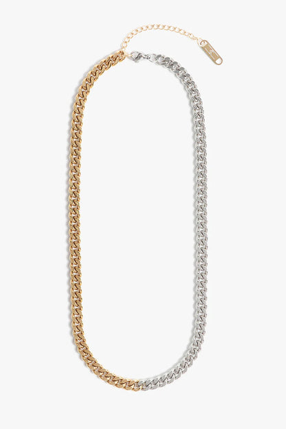 Marrin Costello Jewelry: Kelsey Chain Mixed Metal Necklace