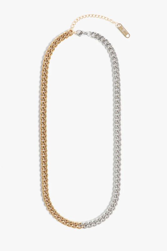 Marrin Costello Jewelry: Kelsey Chain Mixed Metal Necklace