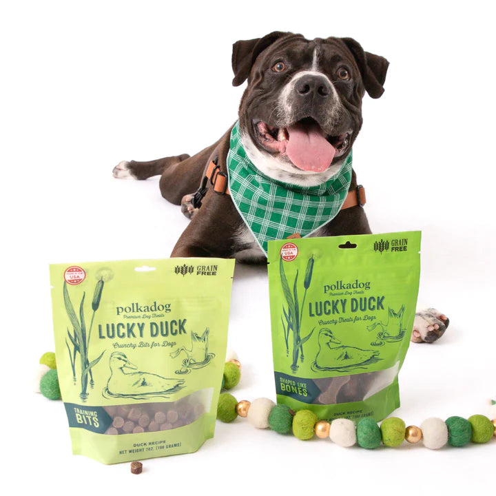 Polkadog Lucky Duck Recipe Dehydrated Training Bits Crunchy Dog Treats Davis Street Mercantile