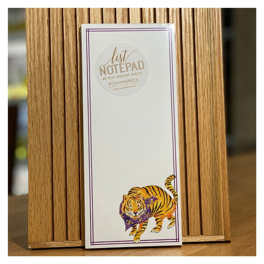 LSU Tigers Skinny Notepad