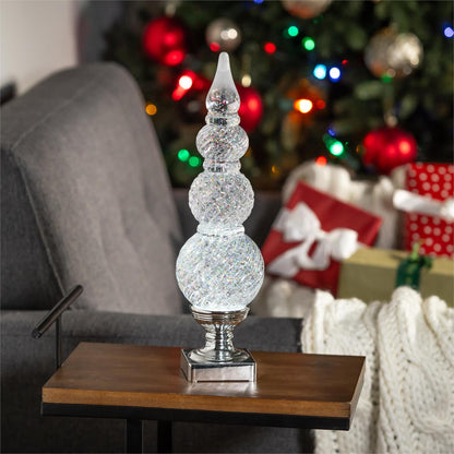 Water Globe LED Cheer Finial