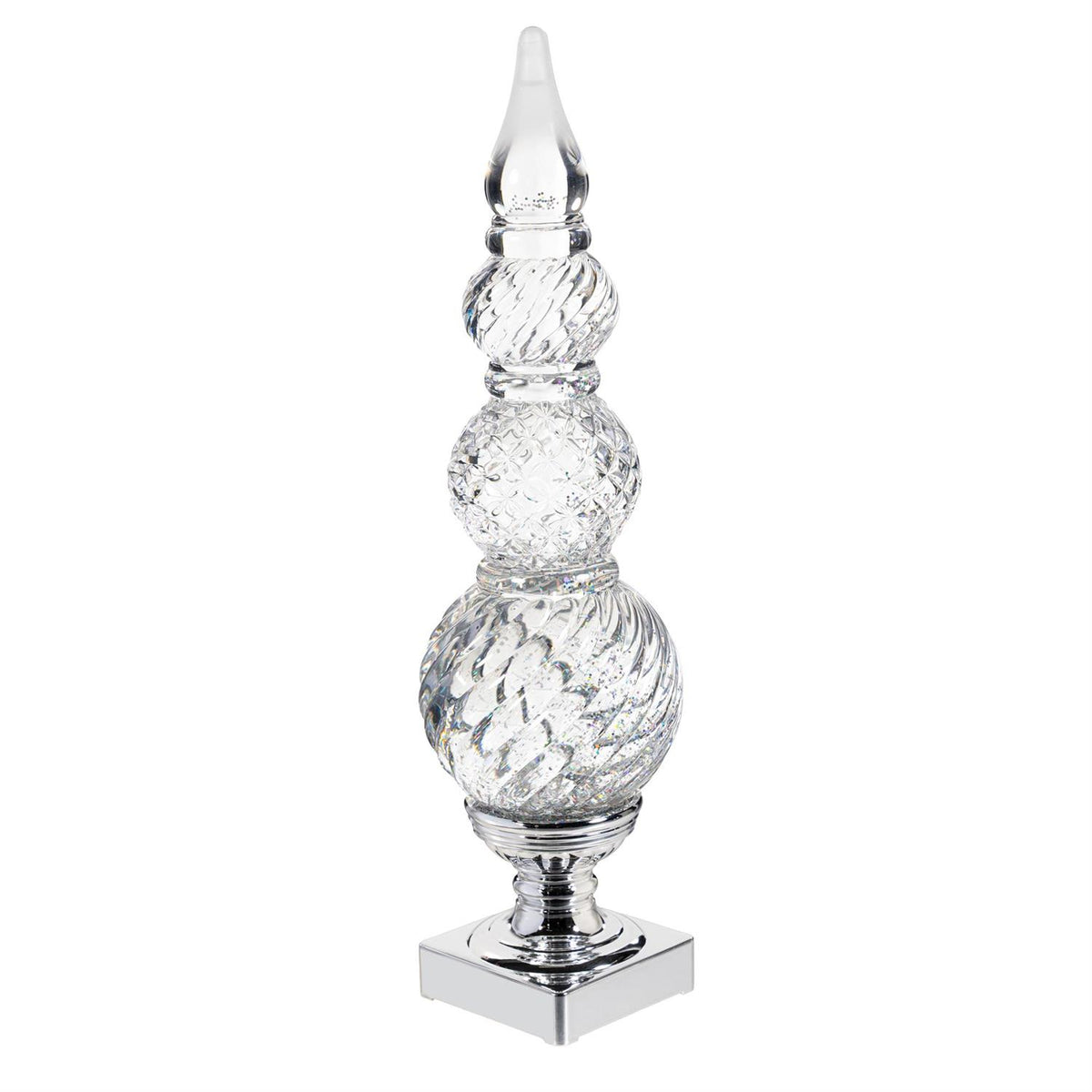 Water Globe LED Cheer Finial