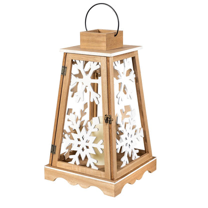 Winter Grove Lantern with LED Candle