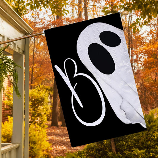 Boo Ghost House Flag