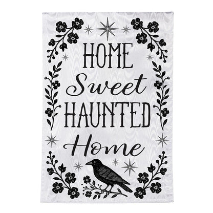 Home Sweet Haunted Home Garden Flag