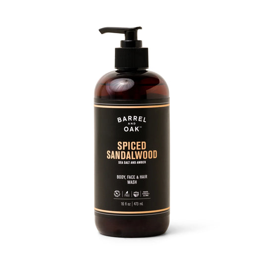 Hair, Face, and Body All-in-One Wash - Spiced Sandalwood