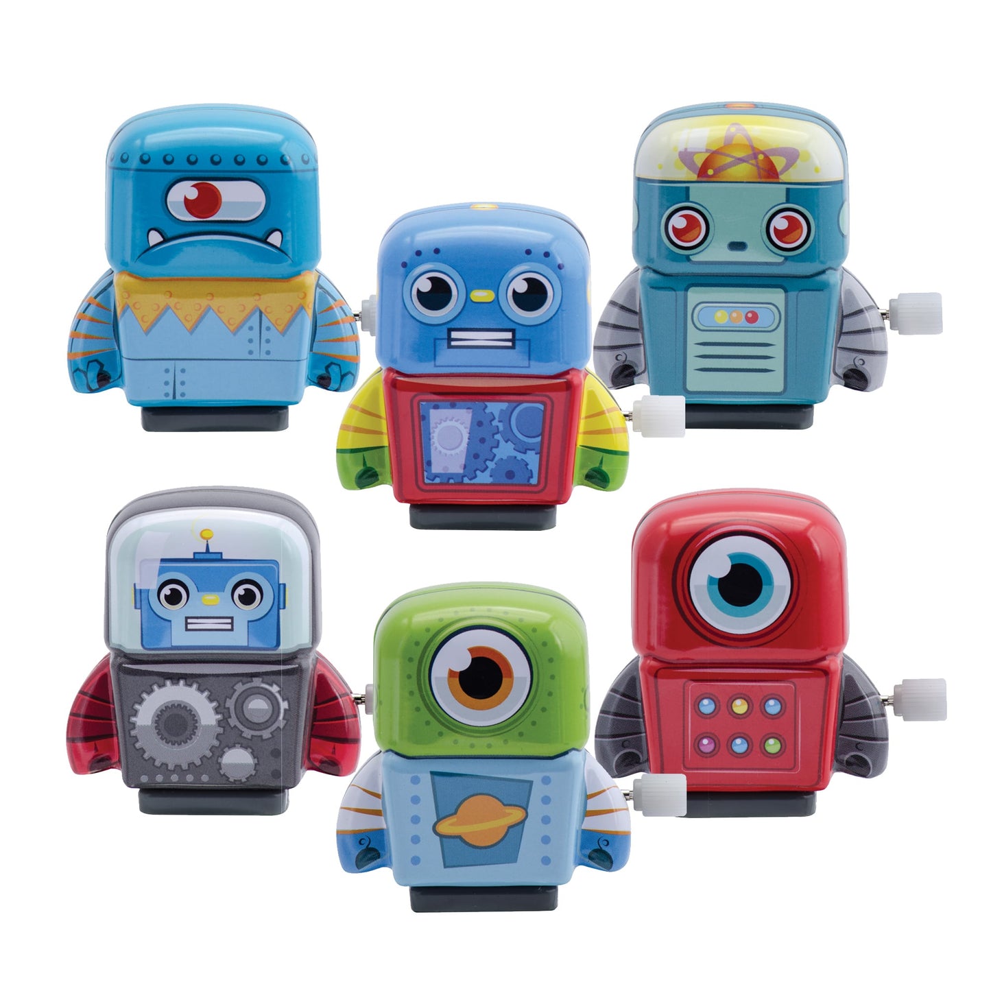 Mini Tin Wind-Up Robot Retro Style Children's Toy