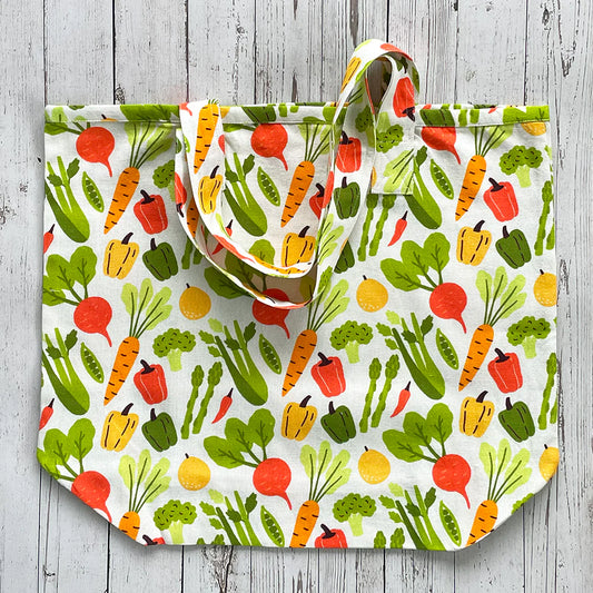 Market Veggies Tote Bag