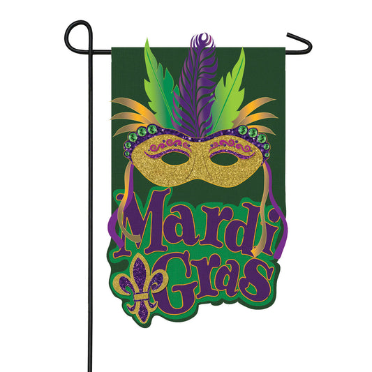 Mardi Gras Mask Flag